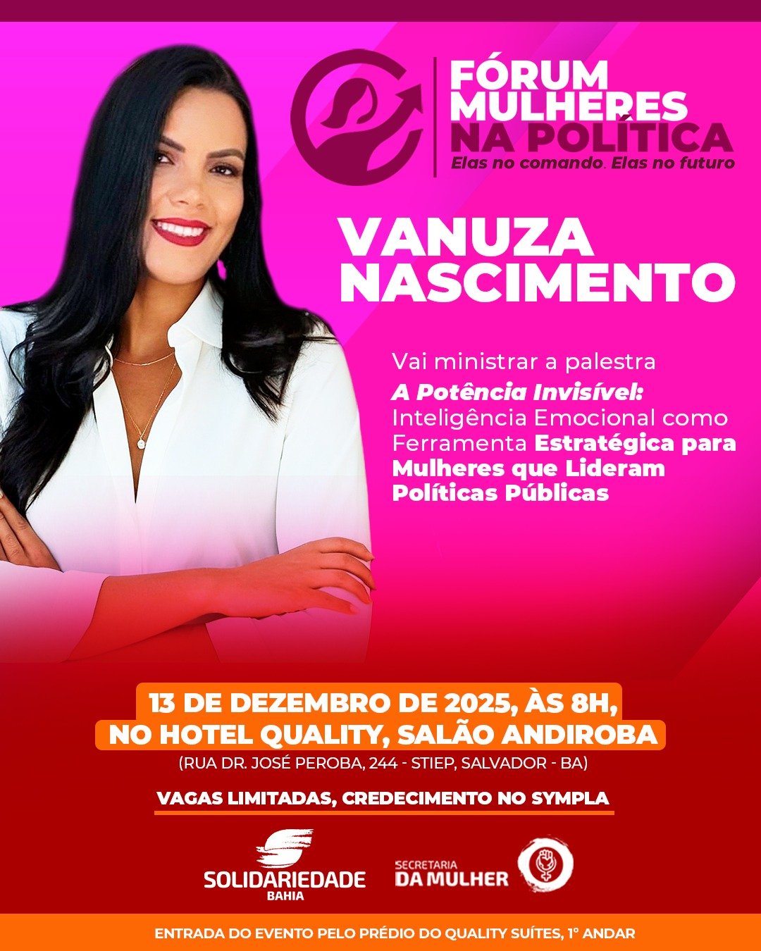 Fórum Mulheres na Política — Palestra "A Potência Invisível"